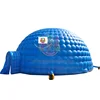 EN 14960 Safety norm Fireproof Air Dome 12M x 12M Inflatable White Igloo Trade Show Tent For 200 Person