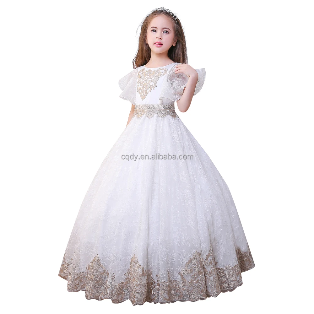 

High quality kids clothes summer party wear fancy dress for girl