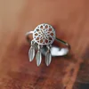 925 silver sweet and temperament dream catcher opening ring women
