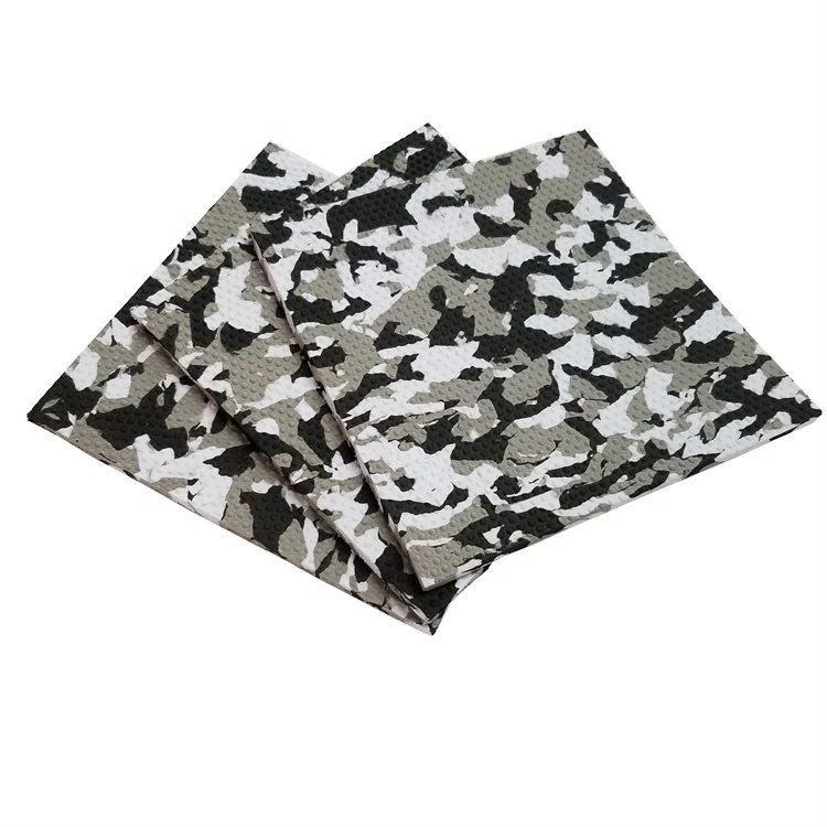Melors Camo Embossed Sheet Synthetic Floor Mats Camouflage Sheet