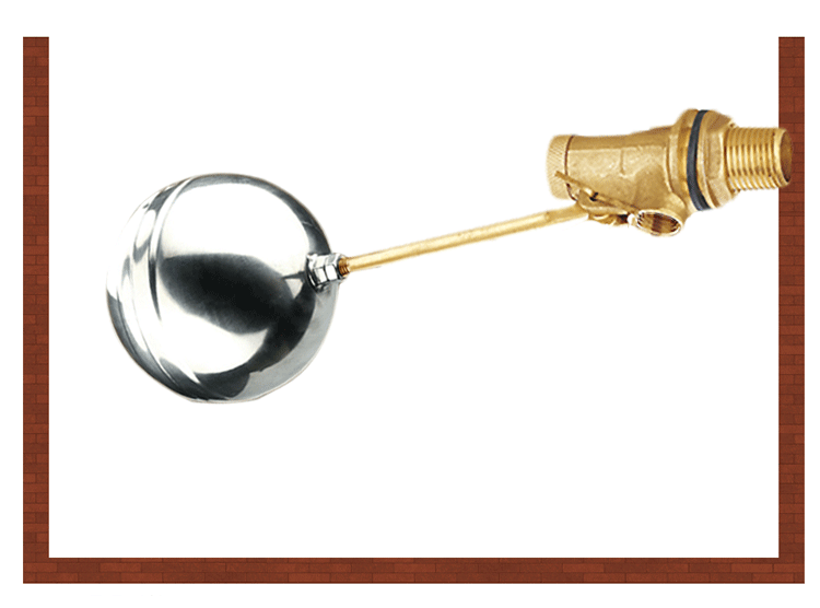 Water Level Float Valve Articulated Brass Float Ball Valve For Water
