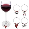 New Products Wedding Souvenirs Guests Unique Party Favors Glass Tag Identifier Valentine's Day Wine Charms