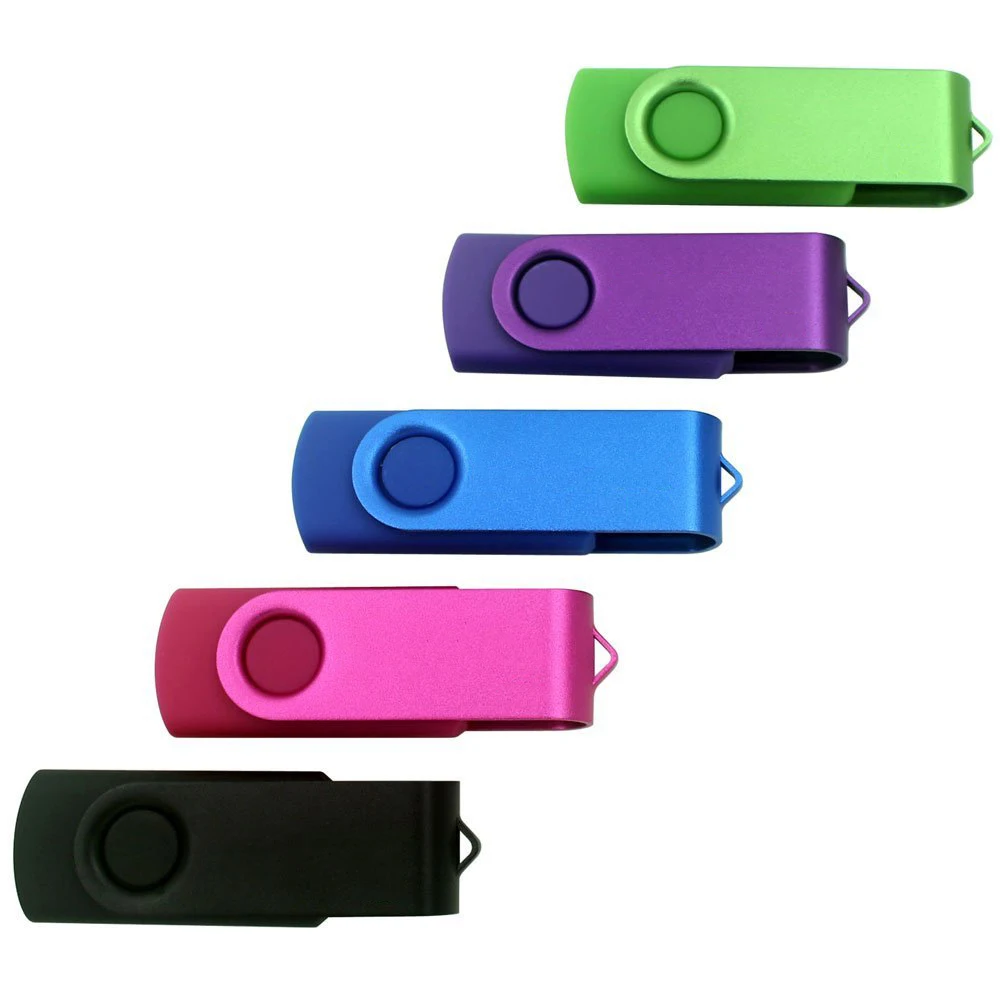 USB Stick 2.0 3.0 Full Capacity Swivel Flash Drives Pendrive Custom USB Flash Drive 4GB 8GB 16GB 32GB 64GB 128GB - ANKUX.COM