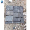 Black Cobblestone Paver Mats Cheap Driveway Paving Stone Granite Paving Basalt Cube Stone