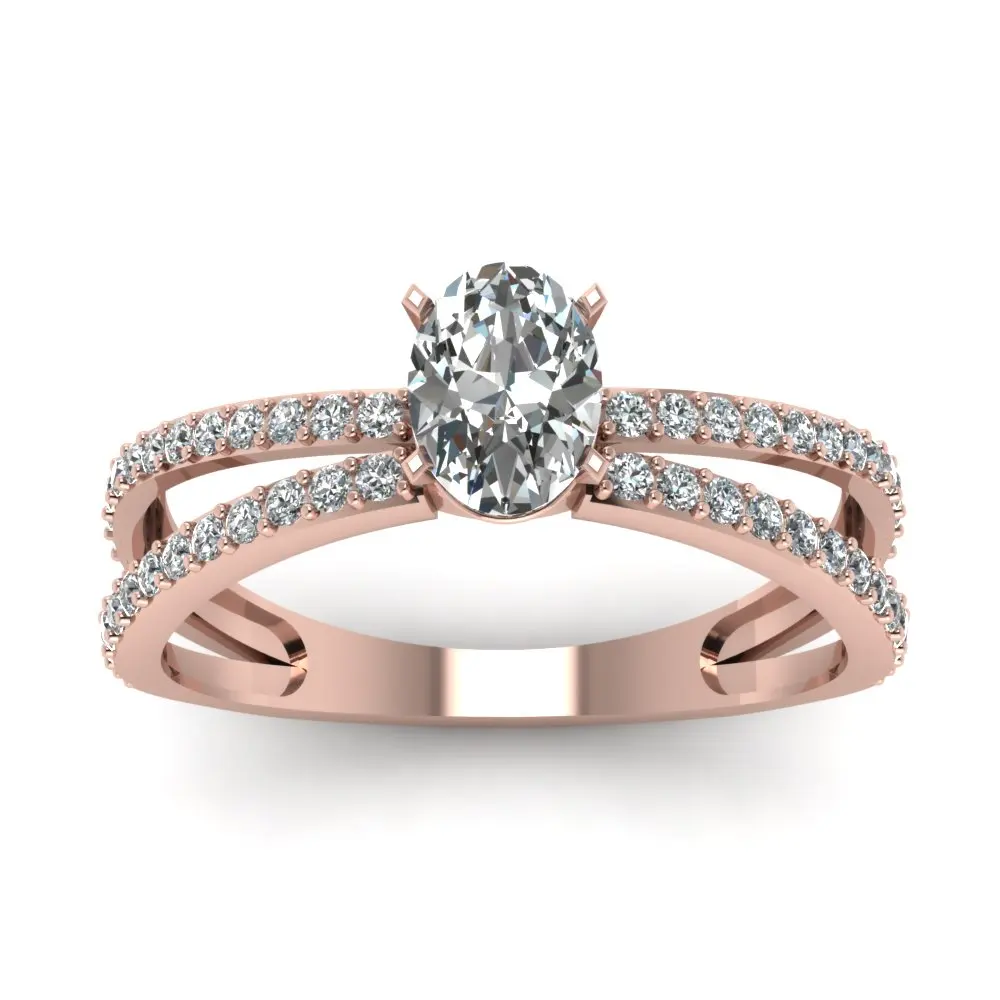 

White Gold Plated Zirconia Wholesale Diamond Brass Ring