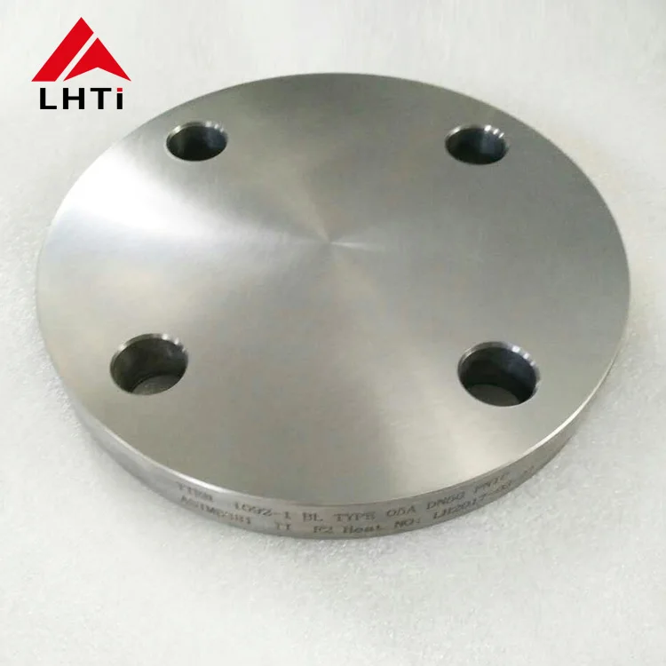 Titanium blind exhaust flange 4" ANSI 150lbs 300 ibs class gr2
