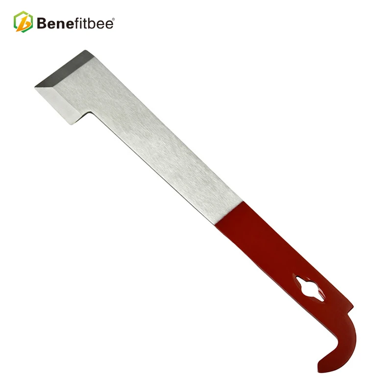 Beekeeping Equipment Bee Hive Tools Stainless Steel Hive Scraper with Hook