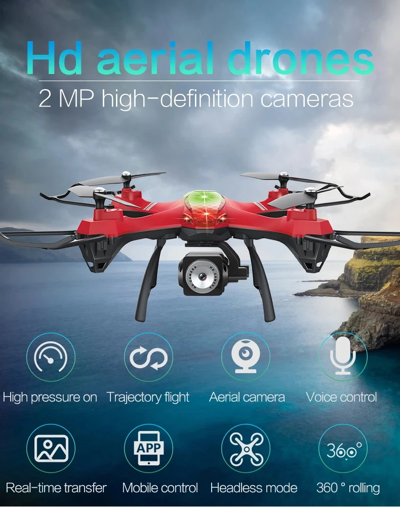 Hot Sales 2.4G 6CH RC Quadcopter Remote Control Drone With HD Camera