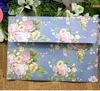 European Vintage Coffee Flower Paper Envelope