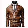 Men's motorcycle leather jacket new leather jacket Slim men's leather jackette