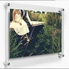 2018 Custom acrylic frameless glass magnetic photo picture frame 3x5 5x7 free samples
