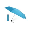 Slim Design RPET 21 inch 3 Fold Automatic Open Travel Umbrella with pouch