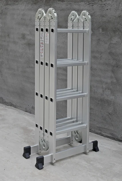 
15ft extension agility super hinge aluminium lightweight folding step ladder 