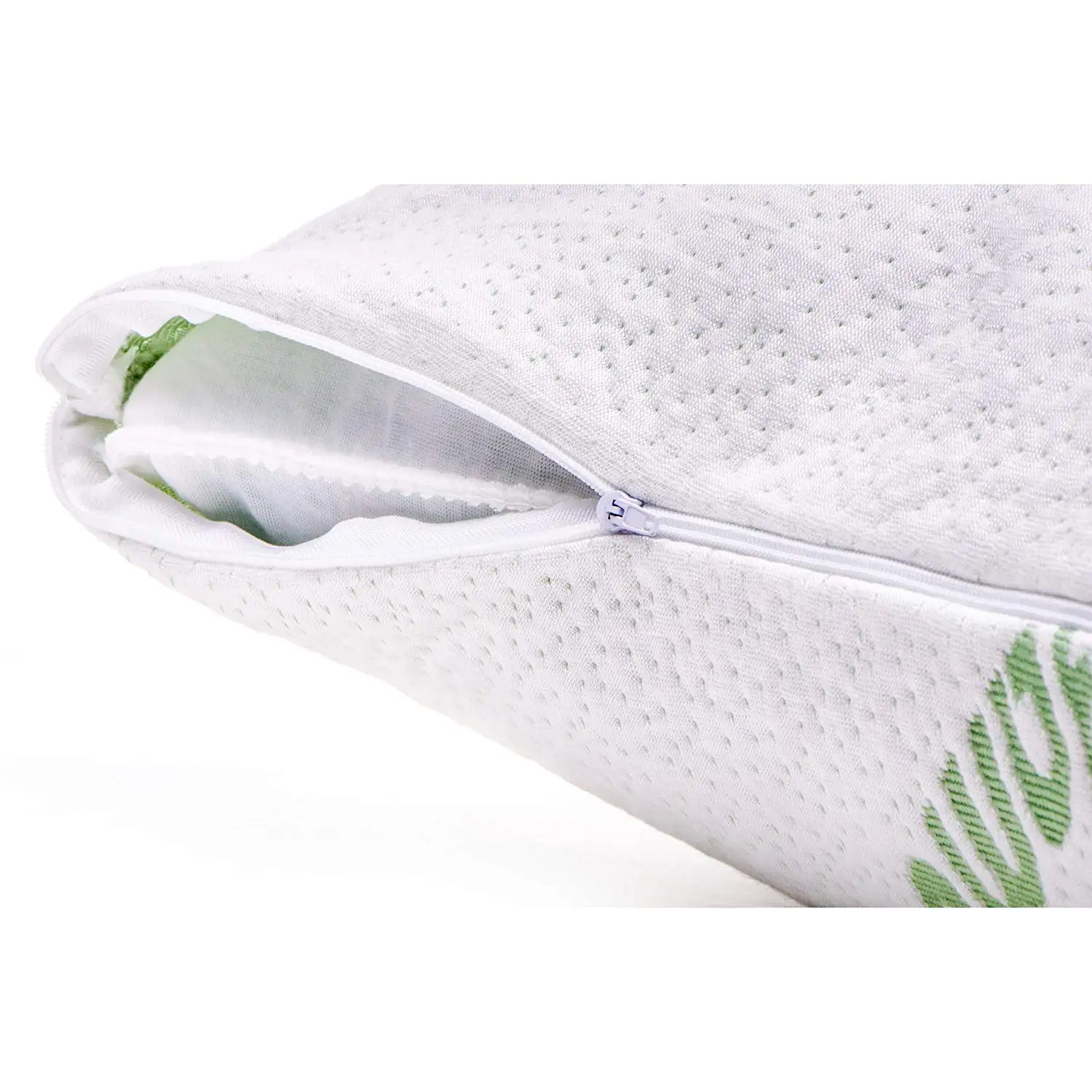 2 Pack Cooling Shredded Memory Foam Bed Pillows With Bamboo