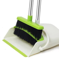 

2019 Upgrade Dust Pan and Broom/Dustpan Cleans Broom Combo with 50" Long Handle for Home Kitchen Room Office Lobby Floor