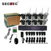 Full HD 8CH Wireless Wifi NVR 720P Kit 8PCS 1MP Outdoor Waterproof IR IP Camera P2P Security CCTV System Video Surveillance Set