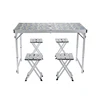 Outdoor furniture popular portable aluminum frame picnic folding table