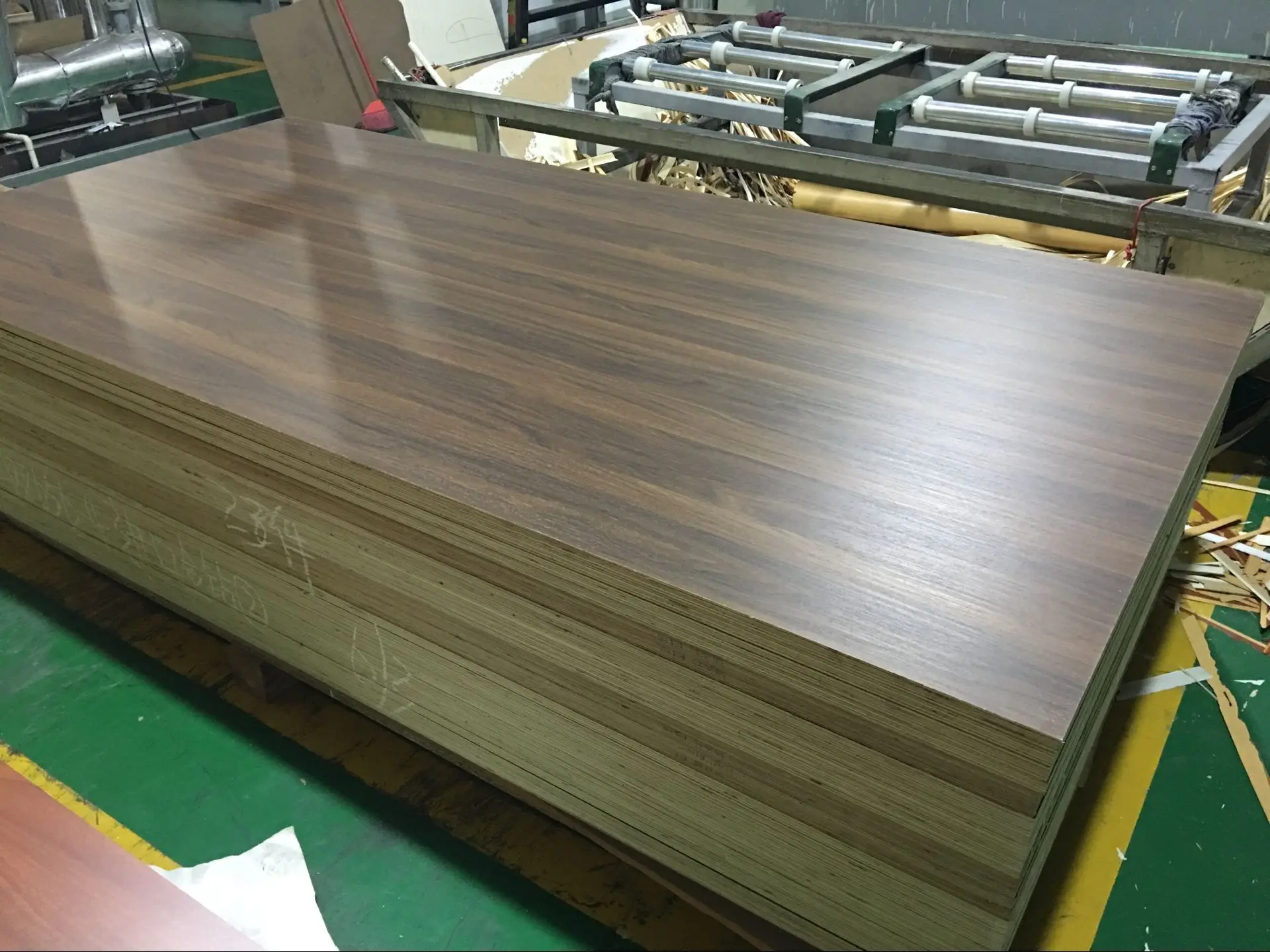 18mm Double Sided Wood Grain Color Melamine Laminated Plywood - Buy ...