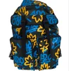 2019 new style high quality waterproof net clamping cloth backpack doodle backpack hand painted backpack