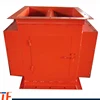 small size light weight dry type iron removing magnetic separator connected with pipeline