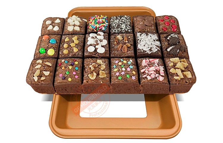 Amazon Hot Sell High Carbon Steel Brownie Pan With Amazon Hot Sell High Carbon Steel Brownie Pan With