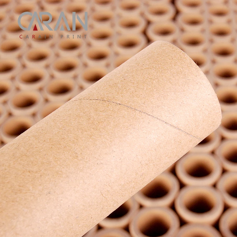 
Custom size thermal paper pack brown kraft paper 3mm thick industrial tube 