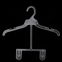 

Wholesale Full Body Clear 2 Piece Set Clothes Children Plastic Hanger