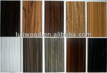 Best Price High Gloss Solid Colour Or Wood Grain Mdf Board