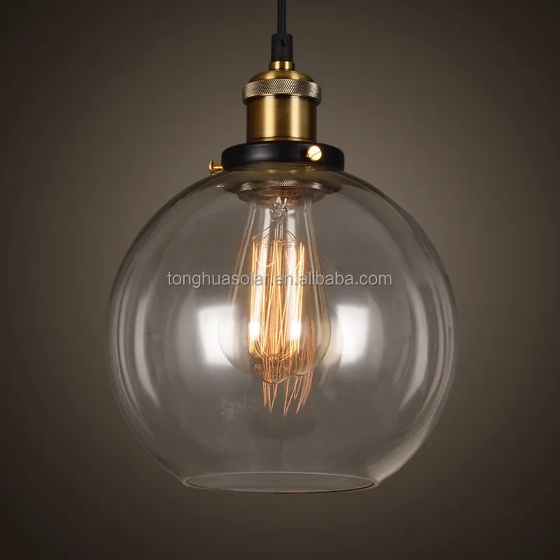 Wholesale Globe Edison Vintage Bulb Pendant Lighting Mouth Blown