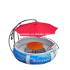 Hot selling electric water circular leisure barbecue boat/aqua donut brisbane