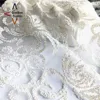Glistening bridal gown tulle material