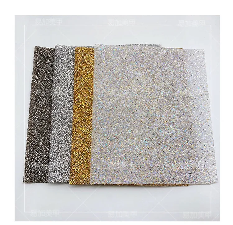 

High quality resin rhinestone mesh for table placemat mats pads