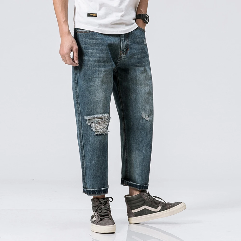 mens baggy jeans ripped jeans black denim mens