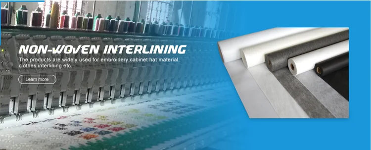 non woven embroidery interlining