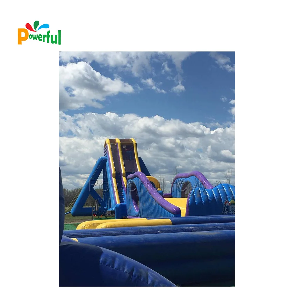 drop kick inflatable water slide for adult