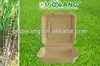 Sugarcane Fiber 9.5 inch clamshell Natural Brown Color