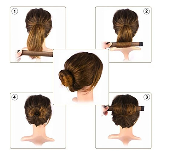 Women Girls Kids Magic Hair Styling Donut Twist Magic French Hair