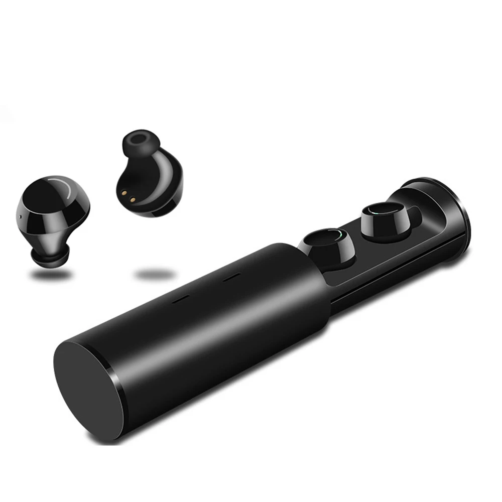 

Portable New Tws Wireless Earbuds Earphones v5.0 Touch Control IPX5 Waterproof Headphones, Black;silver