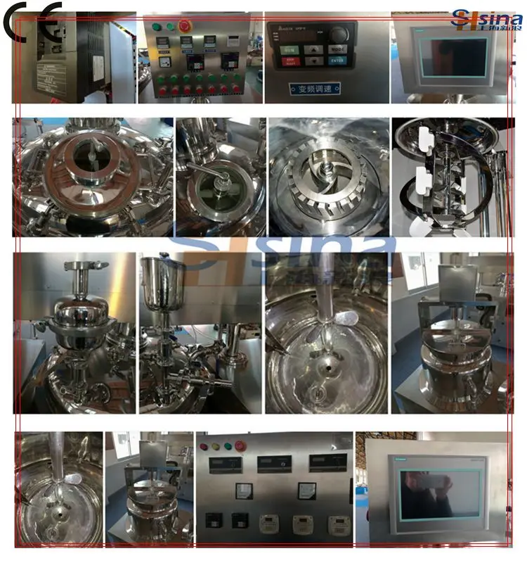 Hot Sale Vacuum Cake Gel Emulsifier Making Machine With Best Quality Of