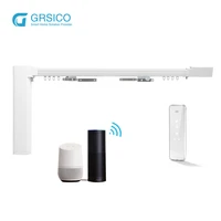 

Compatible With Alexa Wifi Motorized Curtain Control System For Smart Home Automation / Including Curtain Motors And Track