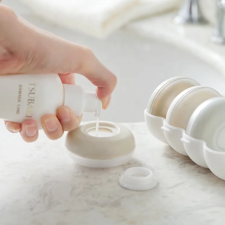 

Amazon Portable Emulsion Packaging Box travel set silicone mini bottle