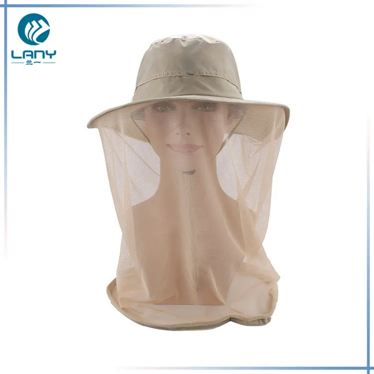 mosquito net fishing hats