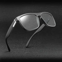 

HD Polarized Photochromic Sunglasses Men Driving Chameleon Glasses Male Day And Night Vision Driver Goggles Luxury Square Frame