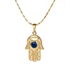 32797 Xuping copper jewellery 18k gold hamsa design charm pendant