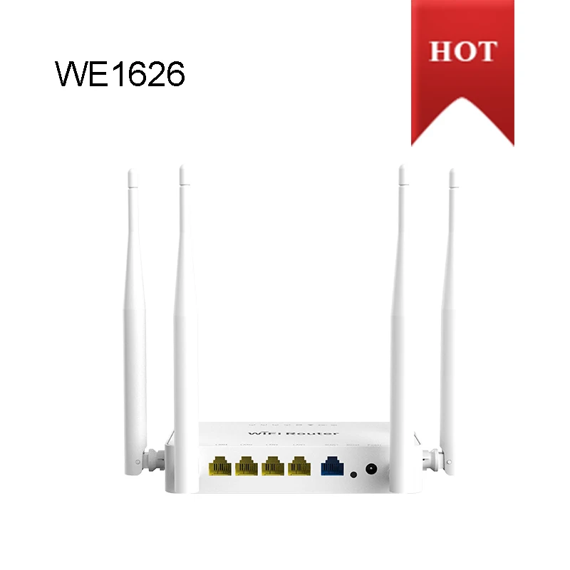 

2.4Ghz 300Mbps mt7620 openwrt wireless 192.168.1.1 wi fi router WE1626, White