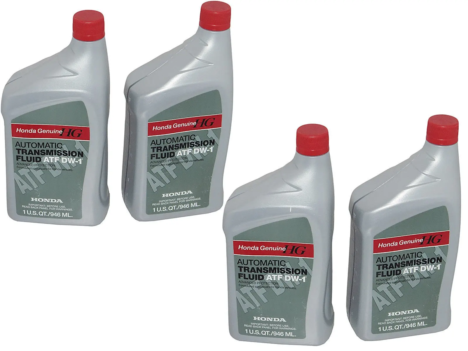 Honda Genuine 08200-9008 Automatic Transmission Fluid ATF DW-1, 4 Quarts