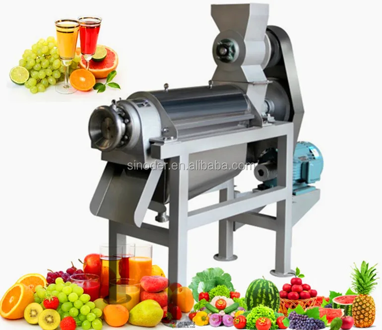 Double Auger Juicer Vegetable And Fruit Juicing Machine Fruit Peeler