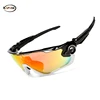 3 Lens Black Polarized Cycle Sport Sunglasses Photochromic