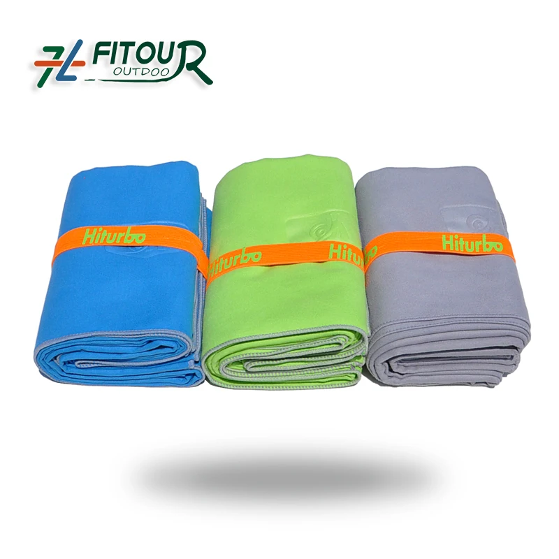 
Microfiber suede towel toalha de microfibra towel microfiber swimming towel in stock available color with elastic band 