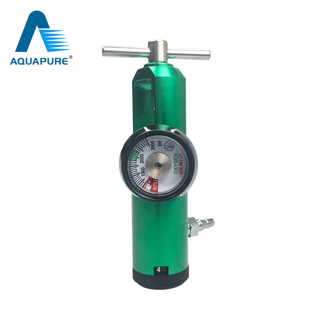 
Good quality CGA870 Oxygen Tank Regulator 0-4 LPM for ozone therapy applications 